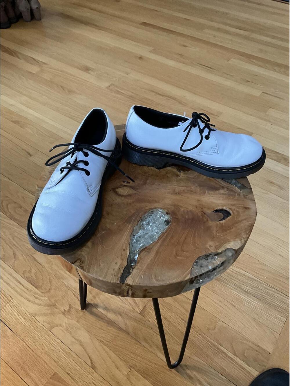 Dr. Martens Kids Youth 1461 J White Romario Size 3